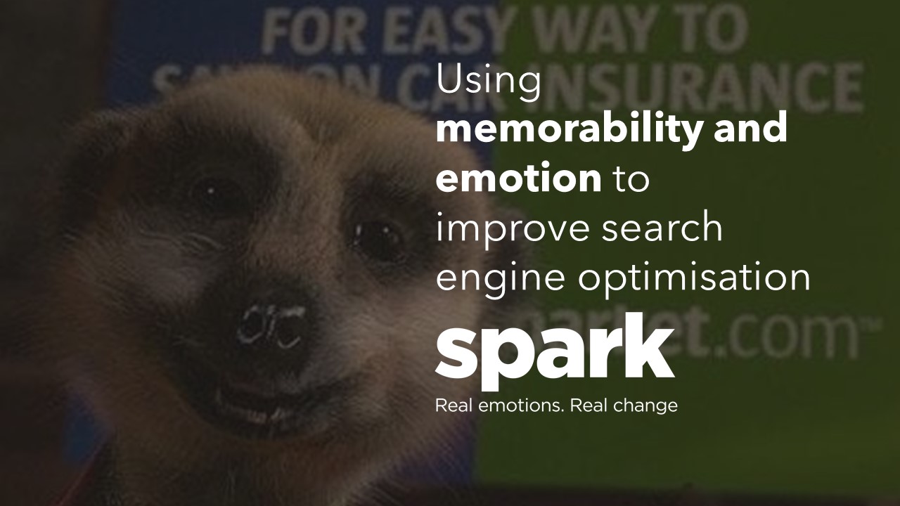 Spark Emotios using memorability and emotion to improve search engine optimisation
