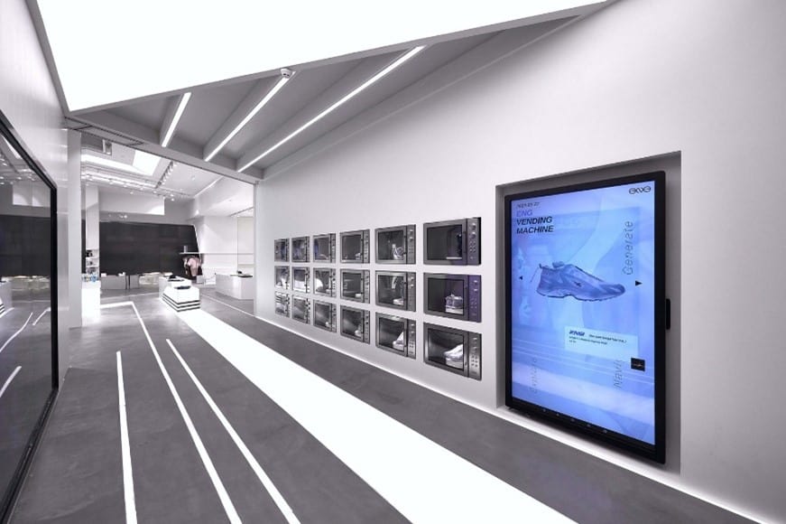 Experiential retail - ENG's 24/7 sneaker vending machines